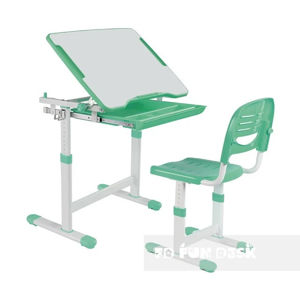 Fundesk Rastúci stôl PICCOLINO so stoličkou Farba: Zelená
