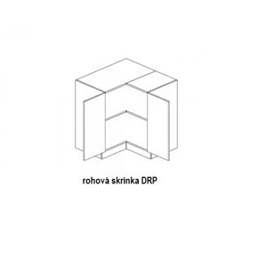 Artstolk Kuchynská linka NINA Typ: Spodná skrinka NINA DRP PL (864x820x864 mm)