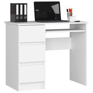 ArtAko Písací stolík CLIPS | A-6 Farba: Biela, Prevedenie: ľavé
