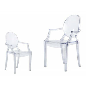 ArtD Detská stolička MINI ROYAL JUNIOR inšpirovaná Louis Ghost | transparentná