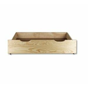 Drewmax Úložný box pod posteľ - masív LK150 | borovica|orech morenie|výpredaj