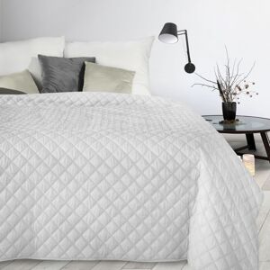 ArtFir Prikrývka na posteľ ALARA 3 | biela 220 x 240 cm