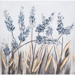 ArtFir Obraz 310 | modré kvety 50 x 50 cm