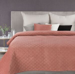 ArtFir Prikrývka na posteľ MILO | ružová 220 x 240 cm