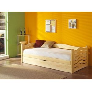 ArtBed Detská posteľ OLGA | 90 x 200 cm Prevedenie: Morenie - Farba