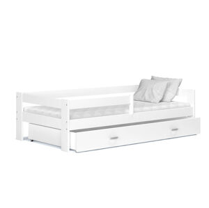 ArtAJ Detská posteľ Hugo 190 x 80 / MDF Farba: Biela / biela, Prevedenie: bez matraca